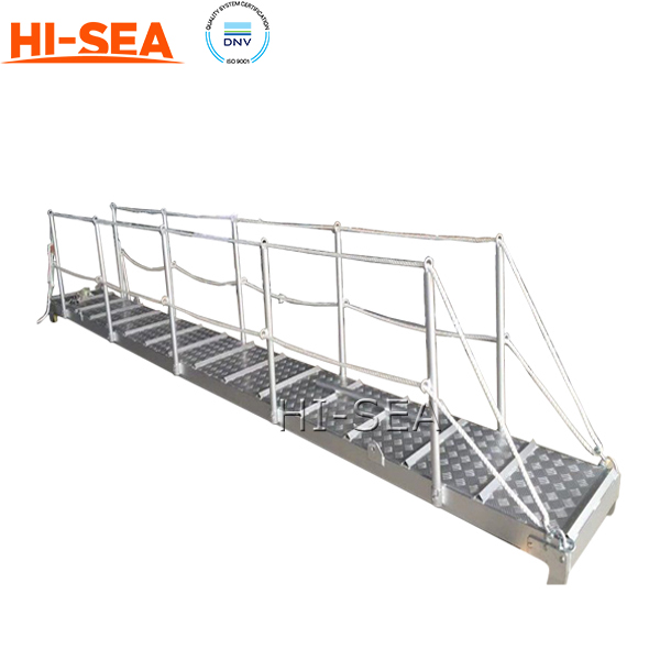 Marine Flat Aluminum Alloy Wharf Ladder